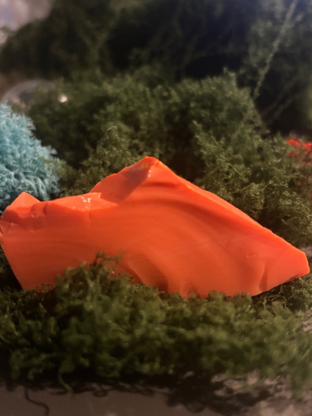 Orange Slag Glass
